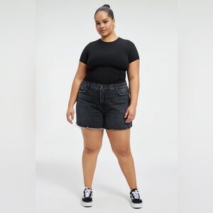 Good American '90s SHORTS | BLACK251 - BLACK251 / 18 Plus